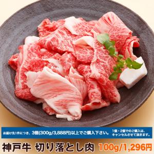 神戸牛 切り落とし肉 計り売り 100g/1,080円＜300gから＞　牛肉