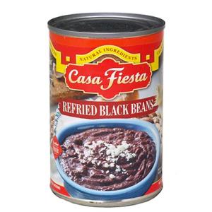 カサフィエスタ リフライドブラックビーンズ 454g