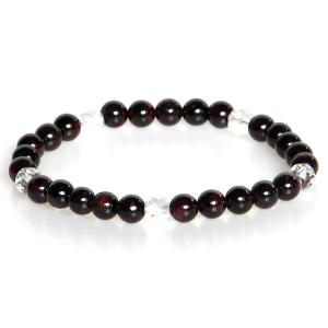 繊細な ルチルクォーツ 8mm K10(イエローゴールド) ピアス 天然石 