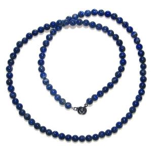 ABラピスラズリネックレス6mm/60cm 12月 誕生石 天然石 パワーストーン