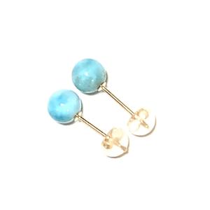 Jouete（ジュエッテ） ピアス 「ピンズ」 K10YG ピアス ラリマー