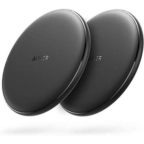 【2個セット】Anker PowerWave 10 Pad(改善版) ワイヤレス充電器 Qi認証 i...