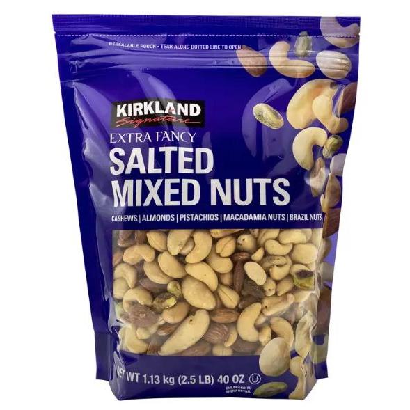 有塩　ミックスナッツ 1.13kg コストコ  　カークランド   大容量  お得　カシューナッツ　...