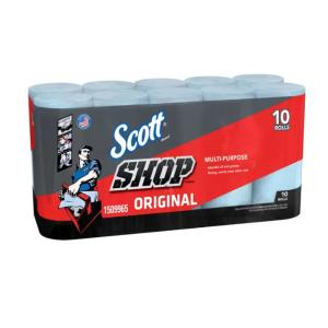 SCOTT（スコット） ショップタオル ブルー 55枚 x 10 ロール コストコ