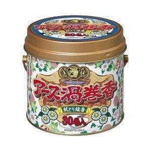 ポイント8倍相当 アース製薬株式会社 アース 渦巻香 缶入(30巻) 【医薬部外品】【北海道・沖縄は別途送料必要】｜kobekanken