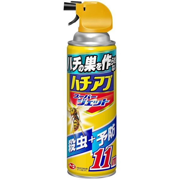 アース製薬株式会社 ハチアブスーパージェット 455ml 【日用雑貨・殺虫用品。蜂虻に】【北海道・沖...