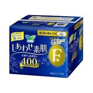 花王株式会社 ロリエエフ しあわせ素肌 特に多い夜用 羽つき 7コ入 (この商品は注文後のキャンセルができません） 【北海道・沖縄は別途送料必要】｜kobekanken