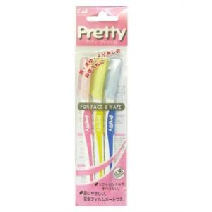 ポイント8倍相当 貝印株式会社カミソリ営業部 貝印 カミソリ プリティーフレッシュL 3本入 【北海道・沖縄は別途送料必要】【CPT】