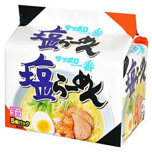 サンヨー食品株式会社 サッポロ一番　塩らーめん　５個パック 500g×6個セット 【■■】｜kobekanken