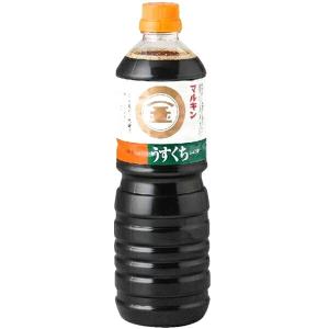 盛田 株式会社 マルキン うすくちしょうゆ 1L×15個セット 【■■】