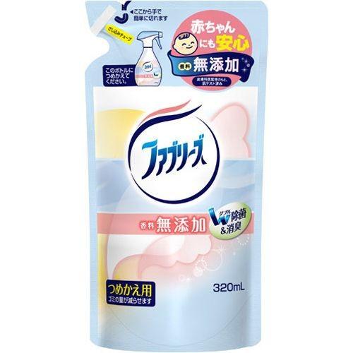 P&amp;G（プロクター・アンド・ギャンブル・ジャパン） 『香料無添加ファブリーズ 詰替用 320ml』 ...