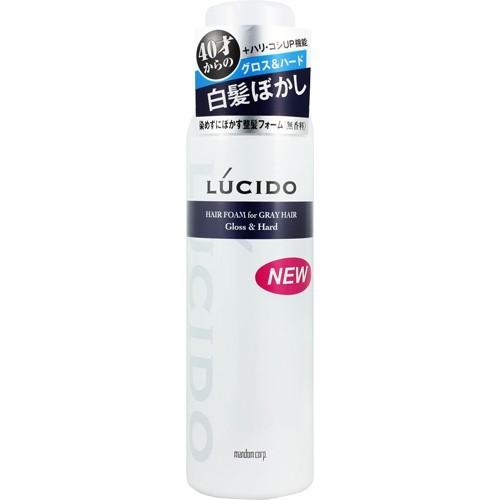 株式会社マンダム ルシード 白髪用整髪フォーム グロス&amp;ハード 185g ＜無香料＞＜40歳からの髪...