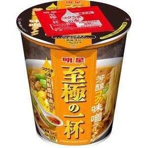 明星食品 株式会社 明星 至極の一杯芳醇コク味噌ラーメン 67g (めん量50g)×12個セット 【...