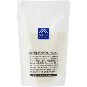 松山油脂株式会社　Mマークシリーズ　柚子ボディローション［詰替用］280ml×3袋  (要6-10日）(キャンセル不可) 【北海道・沖縄は別送料必要】｜kobekanken