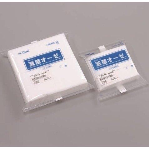 オオサキメディカル 綿状パッド 滅菌オーゼR S2号-100 ・7cm×7.5cm（脱脂綿1層）10...