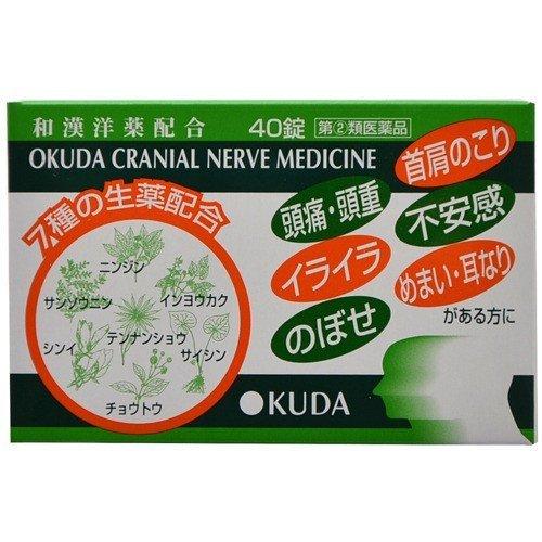 【第(2)類医薬品】奥田製薬株式会社 奥田脳神経薬 40錠 【北海道・沖縄は別途送料必要】【CPT】