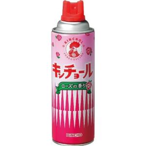 大日本除虫菊株式会社 KINCHO(金鳥) キンチョール ローズの香り 450ml 【防除用医薬部外品】＜殺虫剤＞ 【北海道・沖縄は別途送料必要】｜kobekanken