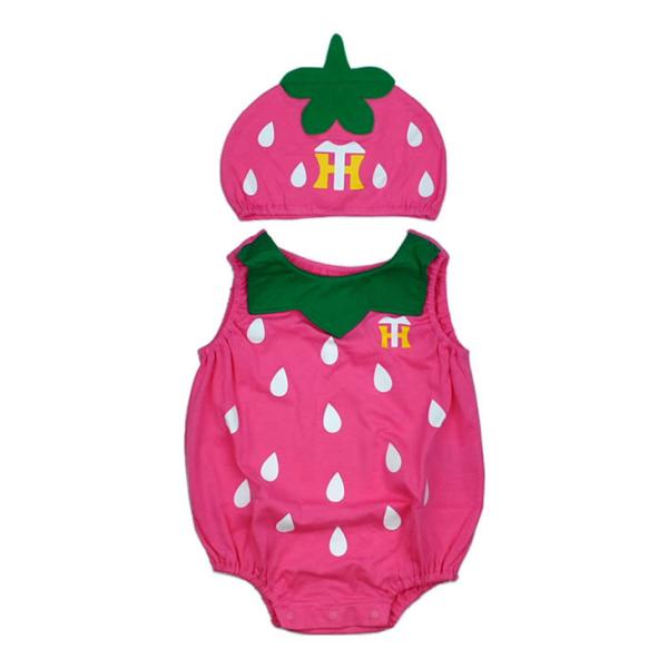 阪神タイガース ベビー イチゴ ロンパース 2021 サマー（70cm／80cm）ベビー服 キッズ ...