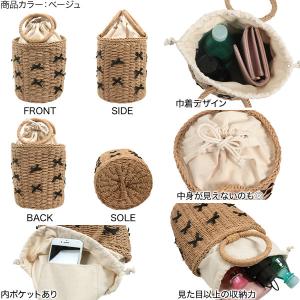 カゴバッグ 50代 バケツバッグ レディース ...の詳細画像2