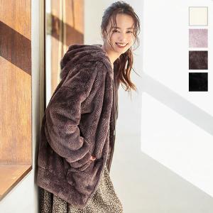 ロングパーカー レディース アウター ボア フリース