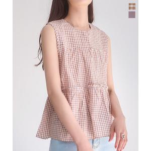 ノースリーブ ブラウス レディース トップス チュニック