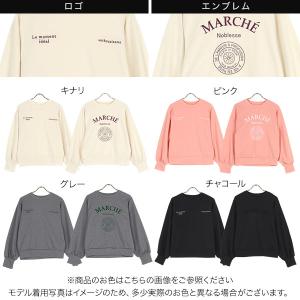 スウェット プルオーバー レディース トップス...の詳細画像1