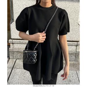 サマーニット レディース 半袖 チュニック 夏...の詳細画像5