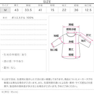 トップス ハーフジップ プルオーバー リブ リ...の詳細画像3