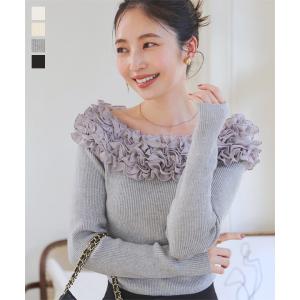 トップス レディース 40代 上品 オフショルダ...の商品画像