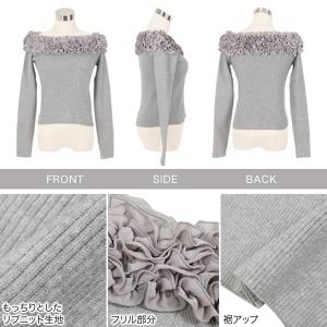 トップス レディース 40代 上品 オフショル...の詳細画像2