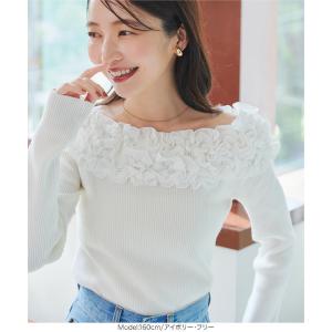 トップス レディース 40代 上品 オフショル...の詳細画像5