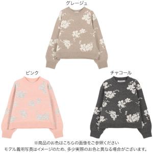 ニット トップス セーター レディース クルー...の詳細画像1