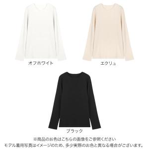 Tシャツ レディース 半袖 長袖 無地 ロンT...の詳細画像1
