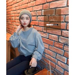 yuri.さんコラボ スウェット トップス レディース 40代 トレーナー 長袖 リンクコーデ メンズ 白 C7349