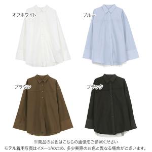 シャツ 長袖 レディース 秋 ブラウス チュー...の詳細画像1