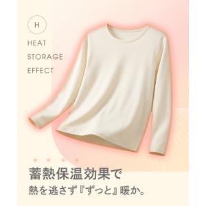 薄手 暖かハイネックシアーロンT レディース ...の詳細画像5
