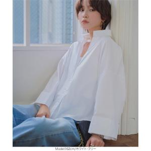 ブラウス シャツ レディース スキッパー フレ...の詳細画像5