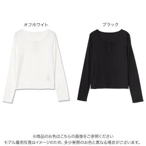 Tシャツ ロンT レディース ヘンリーネック ...の詳細画像1