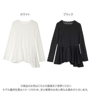 ブラウス トップス レディース レース チュニ...の詳細画像1