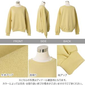 スウェット レディース トップス 長袖 トレー...の詳細画像2
