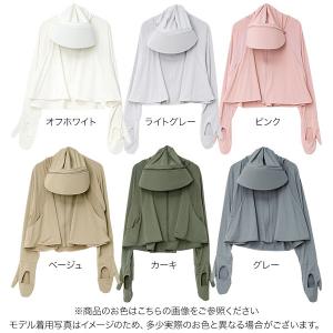セール UVカットパーカー レディース 接触冷...の詳細画像1