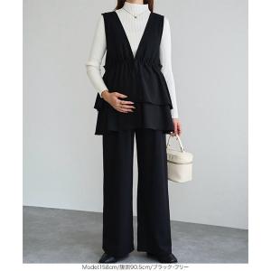ペプラムトップス トップス レディース マタニ...の詳細画像5