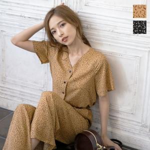 ワンピース セットアップ レディース フラワー 花柄