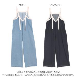 オールインワン レディース 40代 サロペット...の詳細画像1