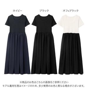ワンピース レディース 40代 きれいめ ドッ...の詳細画像1
