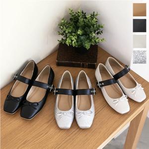 パンプス シューズ レディース ストラップ スクエアトゥ