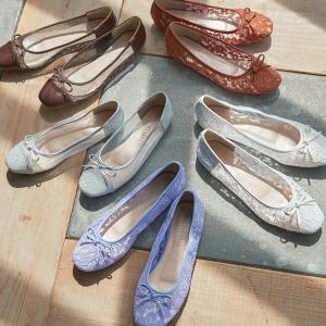 パンプス バレエシューズ レディース シューズ スクエアトゥ