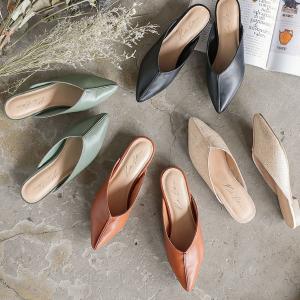 ミュール レディース シューズ サンダル 夏 靴 フラットシューズ