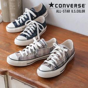 ※クーポン対象外 CONVERSE コンバース ALLSTAR スニーカー レディース シューズ タータンチェック チェック 柄 I2159送料無料｜kobelettuce