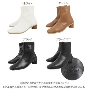 ブーツ レディース ショートブーツ ヒール ス...の詳細画像1